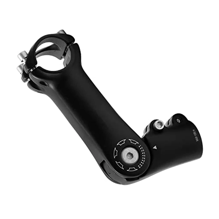Aynaxcol 28.6mm x 31.8mm Bicycle Riser Extension Adjustable Handlebar Stem 110mm 0-90 Degree Adjustable Bicycle Stems Short Handlebar Stem for E Bike Bicycle (110mm) by Aynaxcol - Image 8