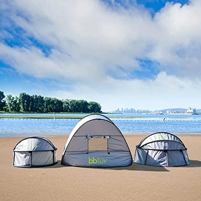 bblüv - Mini Pop Up Baby Sun Shelter and Travel Play Tent with SPF 50 + Mosquito Net, Indoor and Outdoor by bblüv - Image 5