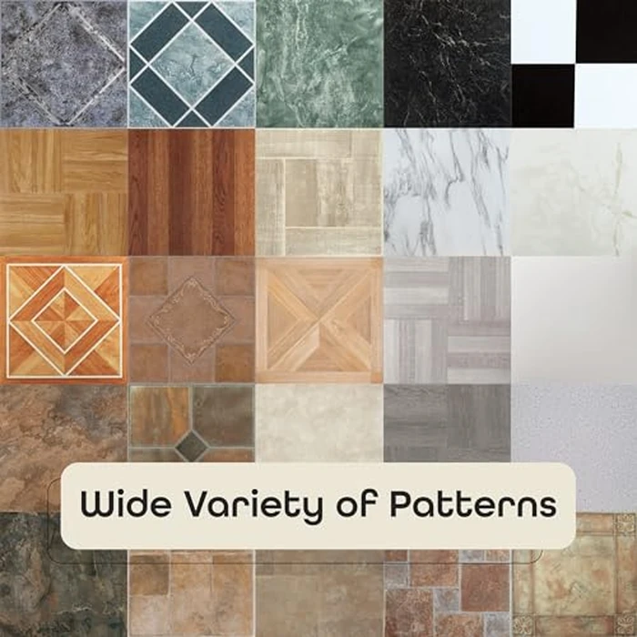 Nexus Self Adhesive 12-Inch Vinyl Floor Tiles, 20 Tiles - 12" x 12", Bianco Marble Pattern - Peel & Stick, DIY Flooring for Kitchen, Dining Room, Bedrooms & Bathrooms by Achim Home Decor by ACHIM - Image 5