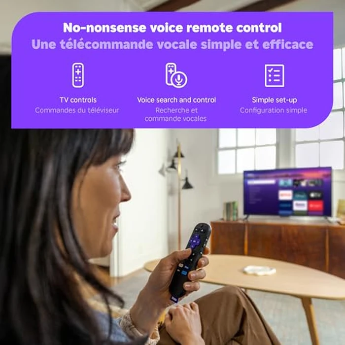 Roku(R) Streaming Stick(TM) 2025 - HD Roku Streaming Device for TV with Voice Remote - Free & Live TV by Roku - Image 2