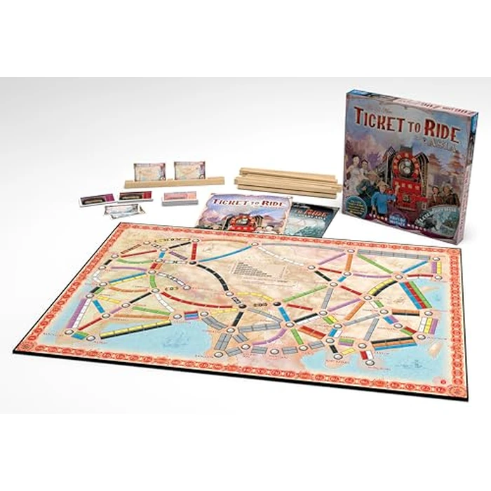 Ticket To Ride: Map #1 Asia - Bilingual English/French by Days of Wonder - Image 2