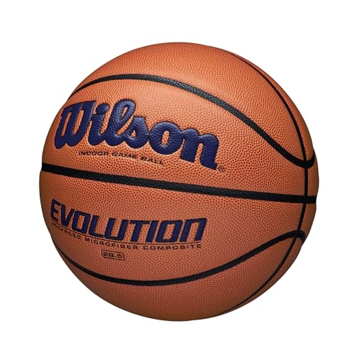 WILSON Evolution Indoor Game Basketball, Navy, Size 6-28.5" by WILSON - Image 2