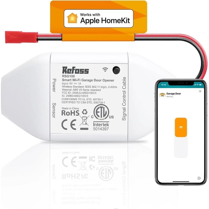 Refoss Smart Wi-Fi Garage Door Opener HomeKit (RSG100) - White by Refoss - Refurbished - Brand New condition - CA$50.98