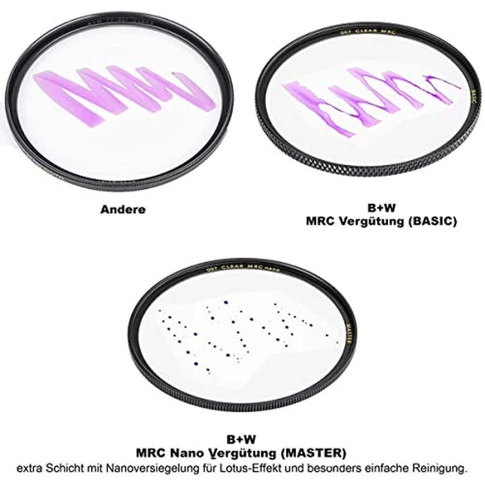 B+W 86mm Master Clear MRC Nano 007M Glass Filter by B+W - Image 6