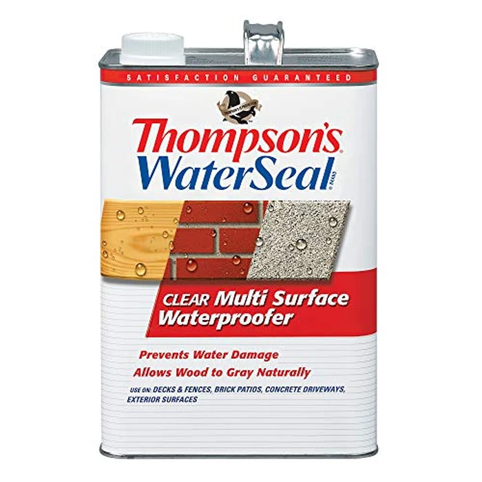 Thompson’s WaterSeal Multi-Surface Waterproofer Stain, Clear, 1 Gallon by Thompson's - Image 1