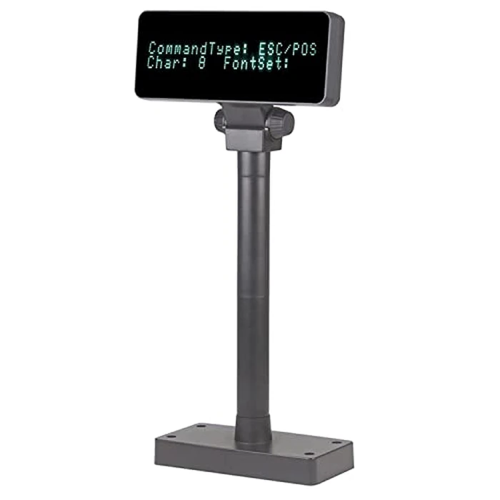 POS Cash Register Customer Pole Display, USB Powered, Black by Syson - Used - Very Good condition