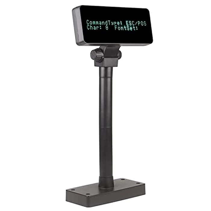POS Cash Register Customer Pole Display, USB Powered, Black by Syson - Image 4