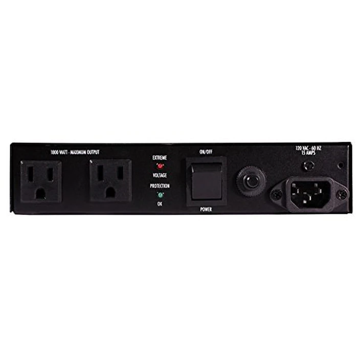 Furman AC-215A Compact Power Conditioner with Auto-Resetting Voltage Protection - Black by Furman - Image 2