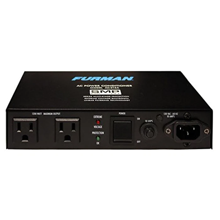 Furman AC-215A Compact Power Conditioner with Auto-Resetting Voltage Protection - Black by Furman - Image 4