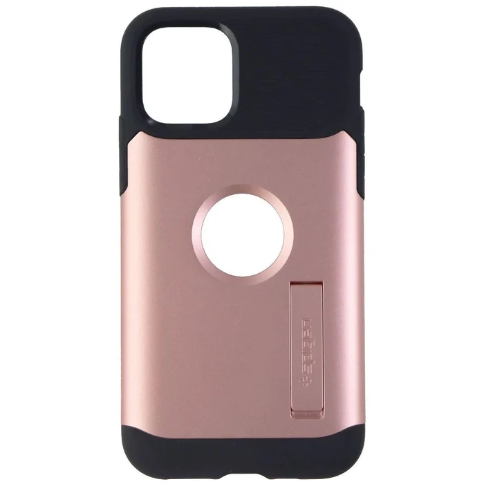 Spigen Slim Armor Series Case for Apple iPhone 11 Pro - Rose Gold/Black by Spigen - Image 1