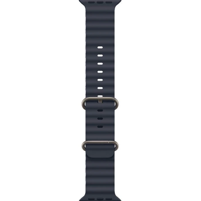 Apple Watch Ultra 2 (Cellular + GPS) - 64GB - 49mm - Titanium Titanium Case with Navy Rubber Ocean Band - One Size by Apple - Image 3