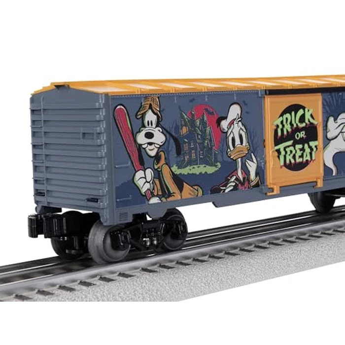 Lionel Disney Mickey & Friends “Lonesome Ghosts” O Gauge Boxcar, Glow-in-the-Dark Model Train Car with Diecast Trucks, Operating Couplers, Age 14+ by Lionel - Image 5