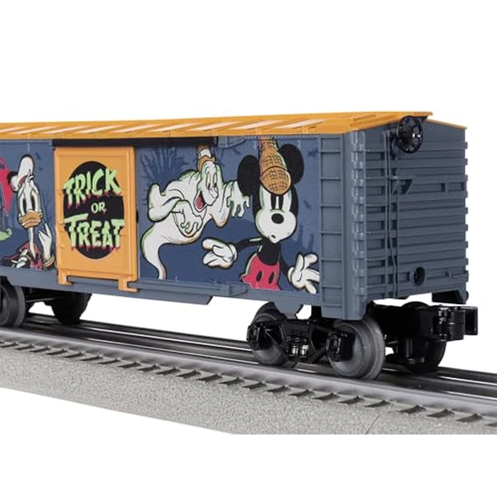 Lionel Disney Mickey & Friends “Lonesome Ghosts” O Gauge Boxcar, Glow-in-the-Dark Model Train Car with Diecast Trucks, Operating Couplers, Age 14+ by Lionel - Image 7