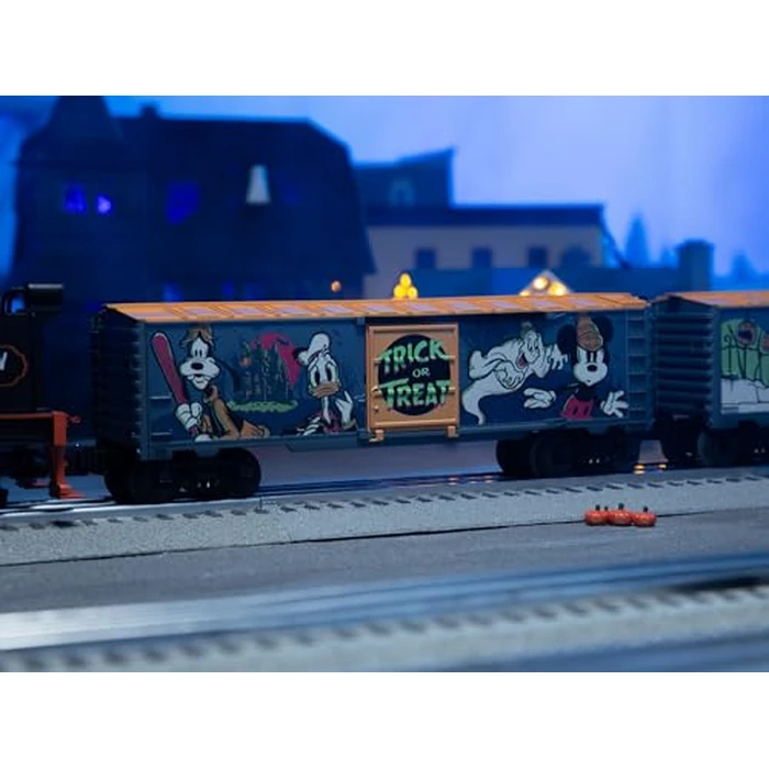Lionel Disney Mickey & Friends “Lonesome Ghosts” O Gauge Boxcar, Glow-in-the-Dark Model Train Car with Diecast Trucks, Operating Couplers, Age 14+ by Lionel - Image 9