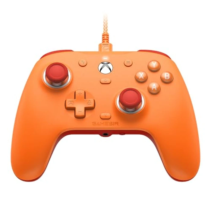 GameSir G7 SE Wired Controller for Xbox Series X|S, Xbox One & Windows 10/11, Plug and Play Gaming Gamepad with Hall Effect Joysticks/Hall Trigger, 3.5mm Audio Jack (Orange) by GameSir - Used - Very Good condition - US$35.55