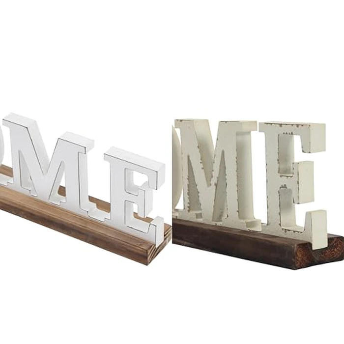 Sintosin Rustic Home Decor Sign 14", Boho Distressed White Wooden Tabletop Farmhouse Decor, Christmas Decorations for Indoor Living Room Shelf Bedroom Entryway Party by Sintosin - Image 6