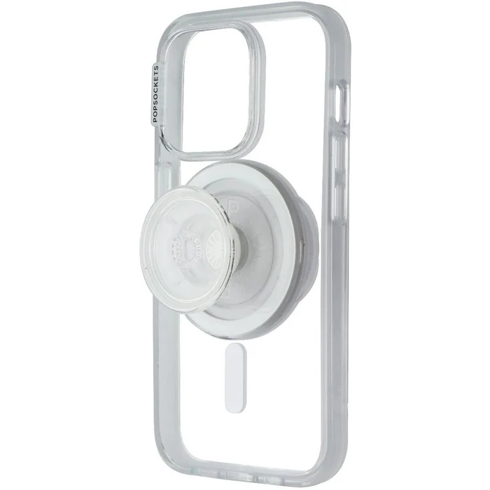 PopSockets PopCase with MagSafe for iPhone 15 Pro Max - Clear by PopSockets - Image 2