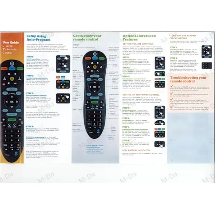 S30 Uverse Remote Control Fit for U-Verse Receiver Cable Box Multi-Function Digital Controls by Auilzlz - Image 4