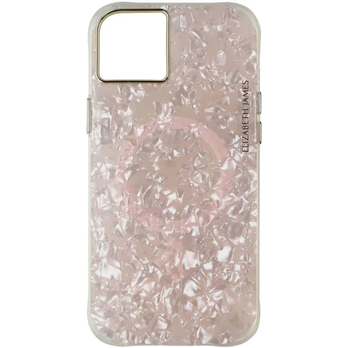 Case-Mate Elizabeth James Phone Case with MagSafe for iPhone 14 Plus - Rose Acetate by Case-Mate - Image 2