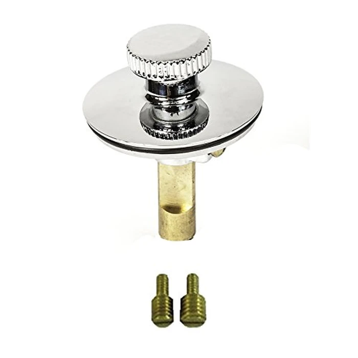 Universal Lift n Turn, (Twist Close) Bath Tub/Bathtub Drain Stopper Includes 3/8" and 5/16" Fittings by PermaFLOW - Used - Good condition - CA$15.54