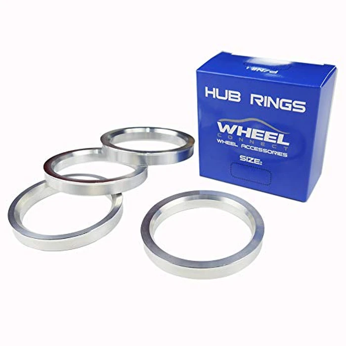 WHEEL CONNECT Hub Centric Rings,72.6 to 60.1, Aluminium Alloy Hubrings,60.1 to 72.56, Set of 4,O.D:72.6-I.D:60.1mm. A by WHEEL CONNECT - Used - Good condition