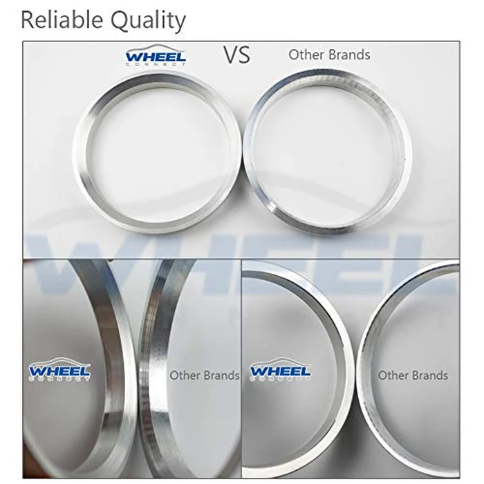 WHEEL CONNECT Hub Centric Rings,72.6 to 60.1, Aluminium Alloy Hubrings,60.1 to 72.56, Set of 4,O.D:72.6-I.D:60.1mm. A by WHEEL CONNECT - Image 4