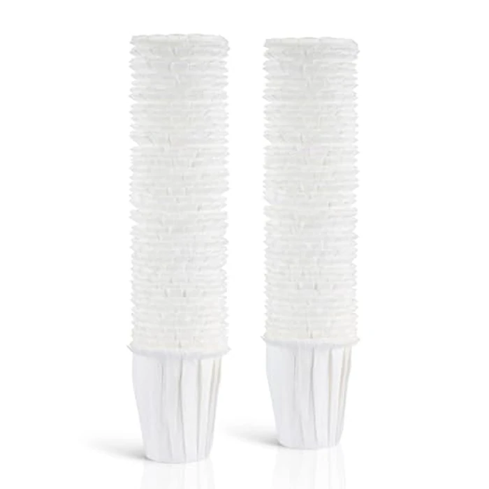 200 Pack Disposable Paper Coffee Filters K Cup Paper Filters for 2.0 K-eurig Single Brewer Reusable Cups, K-Cup Coffee Pods, Fit Most 2.0 K eurig Single Serve Filter Brands Coffee Pods (White, Large) by HAILASRE - Image 7