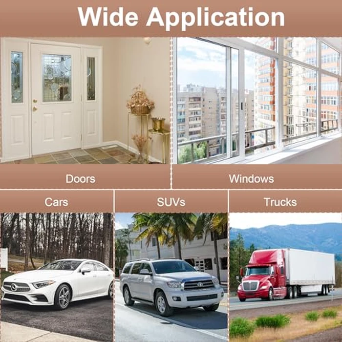 alophoty 10 Ft Rubber Weather Stripping Door Seal, D Shaped Automotive Weather Stripping, Car Door Seal Strip, Self Adhesive Soundproofing Weatherstripping for Doors Windows Car Truck Auto RV by alophoty - Image 6