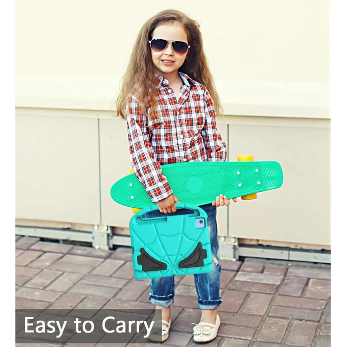 Kids Case for iPad 10th Generation 10.9 Inch 2022, Lainergie iPad Air 5th/4th Generation Case, iPad Pro 11 Inch Case Lightweight Shockproof with Handle Stand for iPad 10th/Air 5/Air 4/Pro 11,Turquoise by Lainergie - Image 5