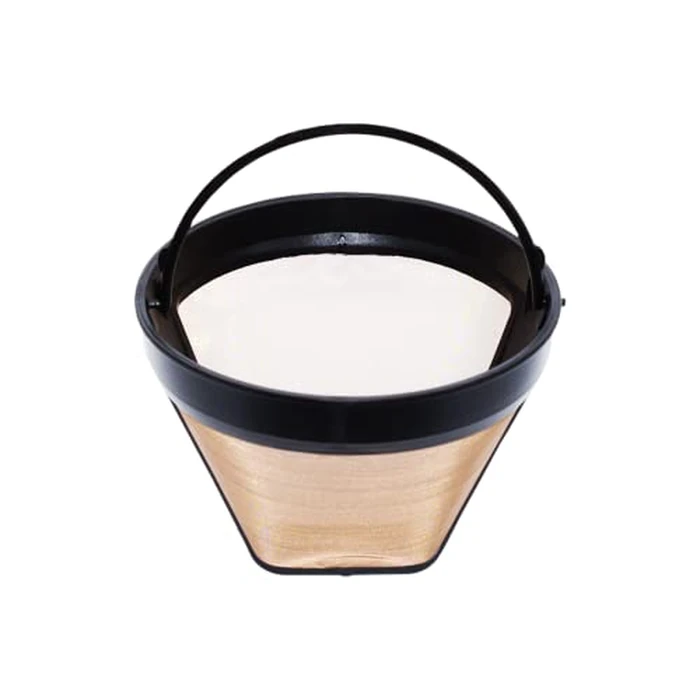 FINE P RTS Delonghi Coffee Filter Replacement - Delonghi 5513200149 Coffee Filter - Espresso Machine and Coffee Maker Compatible - Reusable Gold Filter - 1 Count by FINE P RTS - Image 1