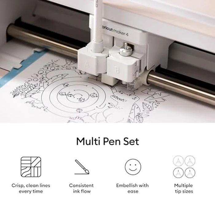 Cricut(R) Multi Pen Set, Black (8 ct) by Cricut - Image 2
