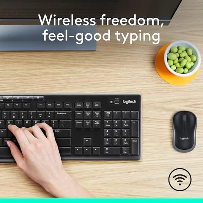Logitech MK270 Wireless Keyboard and Mouse Combo for Windows, 2.4 GHz Wireless, Compact Mouse, 8 Multimedia and Shortcut Keys, 2-Year Battery Life, for PC, Laptop by Logitech - Image 2