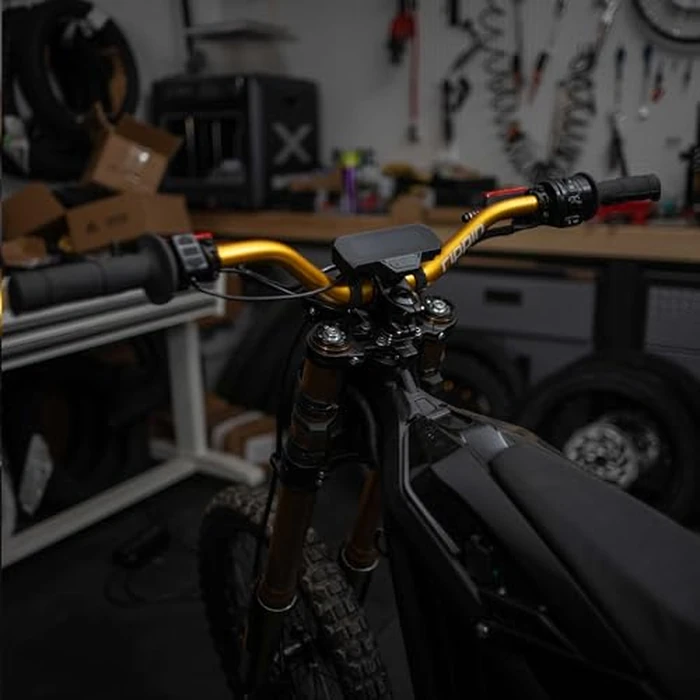 Rippin Moto RISE3 E-Moto Handlebars for Sur-Ron - 3" Rise x 770mm Wide, 22mm Ends, 31.8mm Center - Riser Bars for Talaria Sting, E-Ride PRO, Rawrr Mantis, Vetra Blazer, Surron LBX (Silver) by Rippin Moto - Image 9
