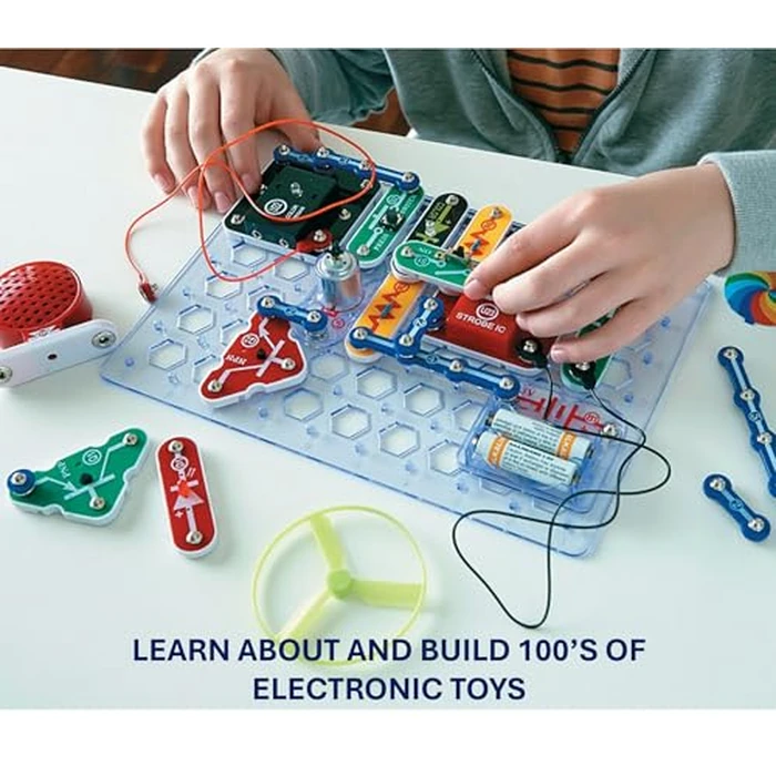 Snap Circuits Light Electronics Exploration Kit | Over 175 Exciting STEM Projects | Full Color Project Manual | 55+ Snap Circuits Parts | STEM Educational Toys for Kids 8+ by Snap Circuits - Image 6