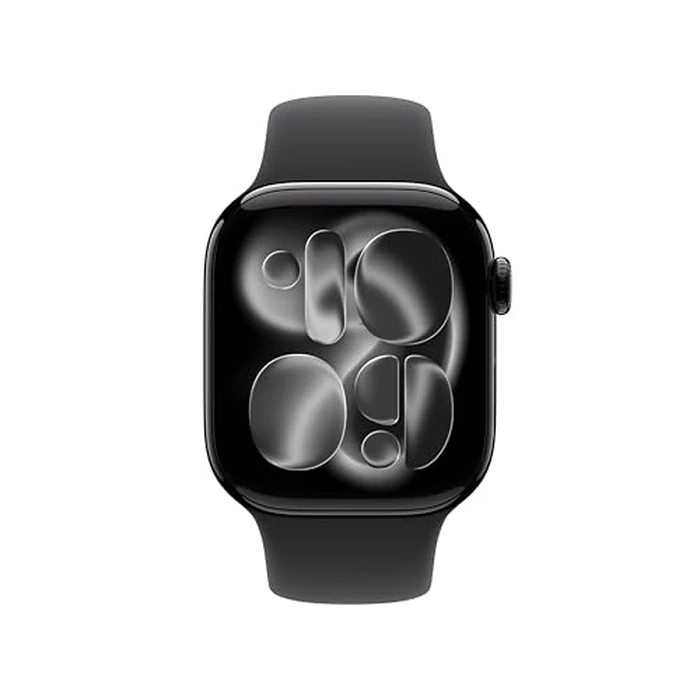 Apple Watch Series 11 [GPS 42mm] Smartwatch with Jet Black Case and Black Sport Band - S/M. Sleep Score, Fitness Tracker, Health Monitoring, Always-On Display, Water-Resistant by Apple - Image 2