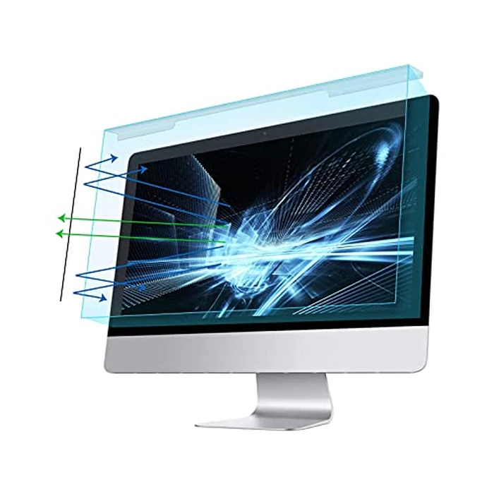 MOSISO 20-22 inch Computer Blue Light Blocking Screen Protector Anti-UV Eye Protection Filter Film Panel for Diagonal 20,21.5,22 inch 16:9 Widescreen Desktop PC LED Monitor(19.29 x 12.48 inch/L x W) by MOSISO - Used - Very Good condition