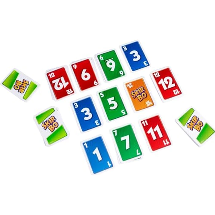 Mattel Games Skip Bo Card Game in Decorative Tin with 162 Cards, Sequencing Family Game for 2 to 6 Players, Kids Ages 7 Years & Older by Mattel - Image 3