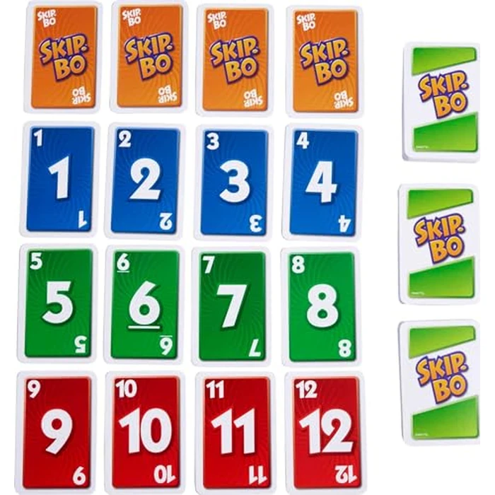 Mattel Games Skip Bo Card Game in Decorative Tin with 162 Cards, Sequencing Family Game for 2 to 6 Players, Kids Ages 7 Years & Older by Mattel - Image 5
