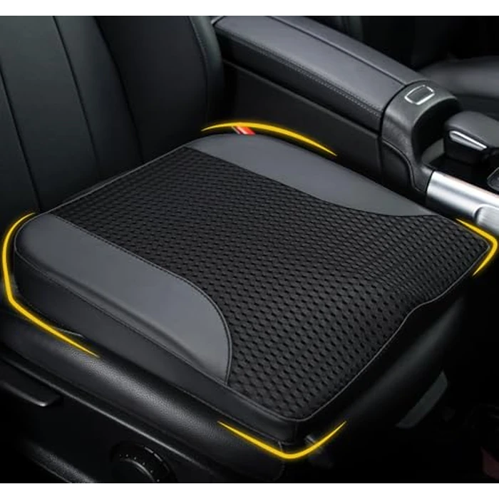 Lofty Aim Car Seat Cushion, Comfortable Memory Foam Seat Pillow for Driving, Sciatica-Back Pain Relief, Cushion for Car-Truck, Office, Wheelchair - Black by Lofty Aim - Used - Very Good condition - US$27.65