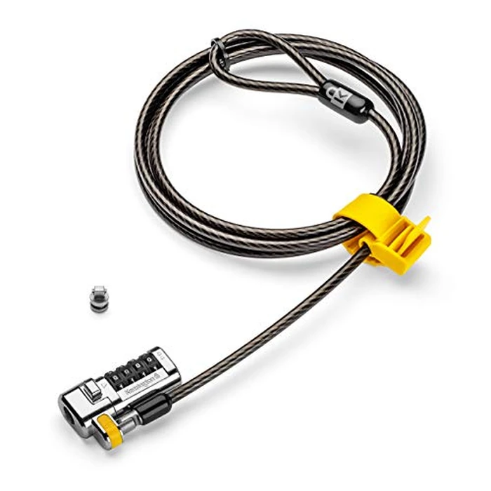 Kensington ClickSafe(R) Combination Laptop Lock for Wedge-Shaped Security Slot (K67936WW), Black by Kensington - Used - Like New condition - CA$18.72
