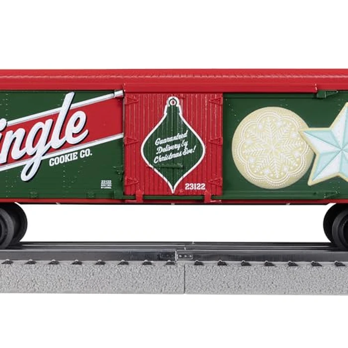 Lionel Peppermint Railroad 0-8-0 Christmas Freight LionChief Electric O Gauge Bluetooth 5.0 Train Set with Remote by Lionel - Image 7