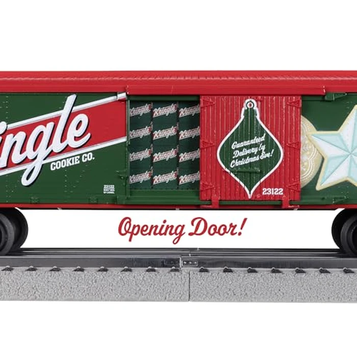 Lionel Peppermint Railroad 0-8-0 Christmas Freight LionChief Electric O Gauge Bluetooth 5.0 Train Set with Remote by Lionel - Image 8