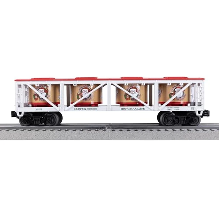 Lionel Peppermint Railroad 0-8-0 Christmas Freight LionChief Electric O Gauge Bluetooth 5.0 Train Set with Remote by Lionel - Image 9