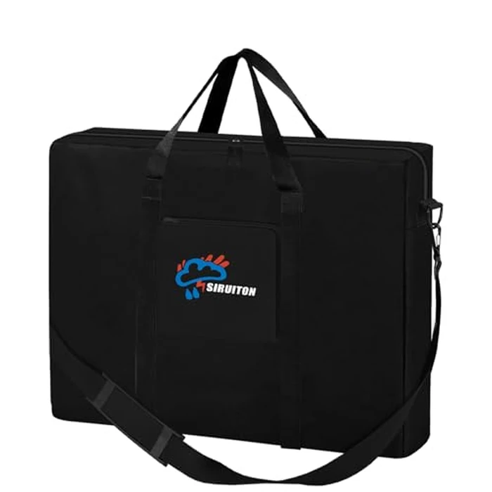 SIRUITON Folding Table Storage Bag, Portable 600D WaterProof Carry Bag for Folding Picnic/Camp Tables with Reinforcing Plate & Shoulder Strap, 36" D x 30" W x4.7 H Fits 6FT Folding Tables（Bag Only） by SIRUITON - Used - Very Good condition - US$21.65