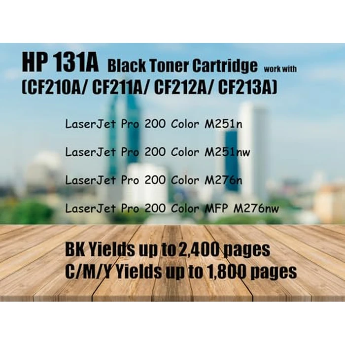 Ultra Toner(R) Compatible Replacement for HP 131X CF210X HP 131A CF210A Black Toner Cartridge Work with CF211A CF212A CF213A for HP LaserJet Pro 200 Color M251n M251nw MFP M276n MFP M276nw (2 Black) by Ultra Toner - Image 2