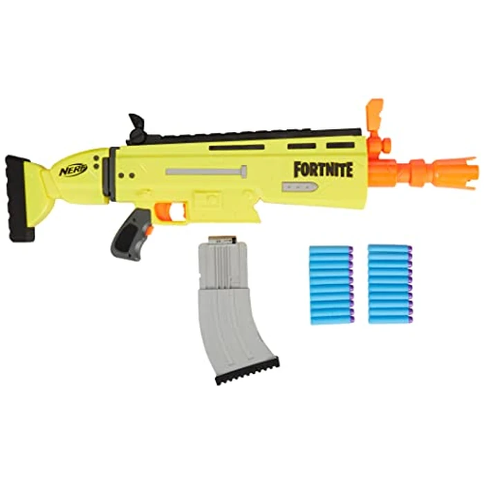 Fortnite AR-L Nerf Elite Dart Blaster - Motorized Toy Blaster, 20 Official Nerf Fortnite Elite Darts, Flip Up Sights - for Youth, Teens, Adults by Nerf - Image 3