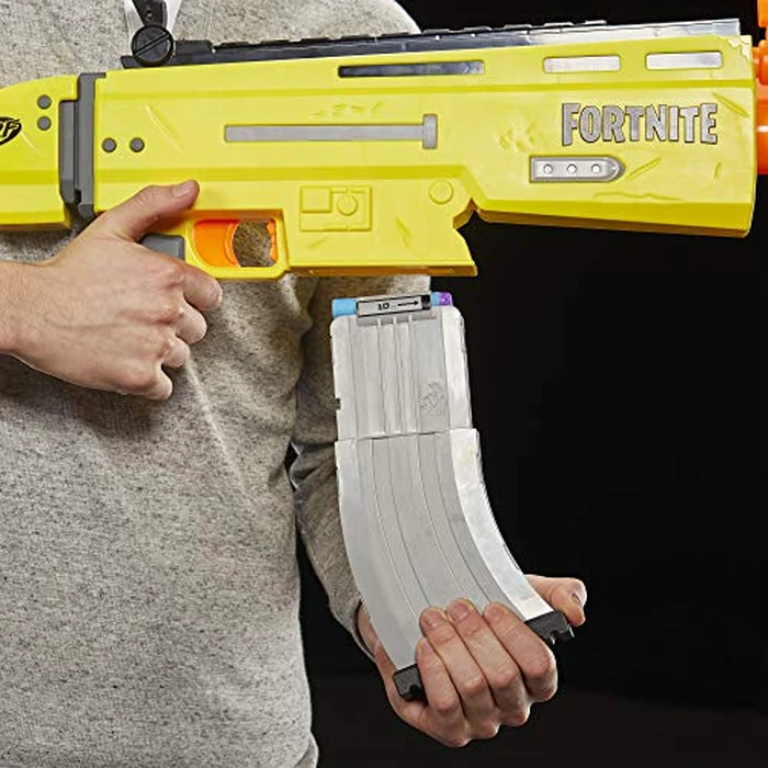 Fortnite AR-L Nerf Elite Dart Blaster - Motorized Toy Blaster, 20 Official Nerf Fortnite Elite Darts, Flip Up Sights - for Youth, Teens, Adults by Nerf - Image 6