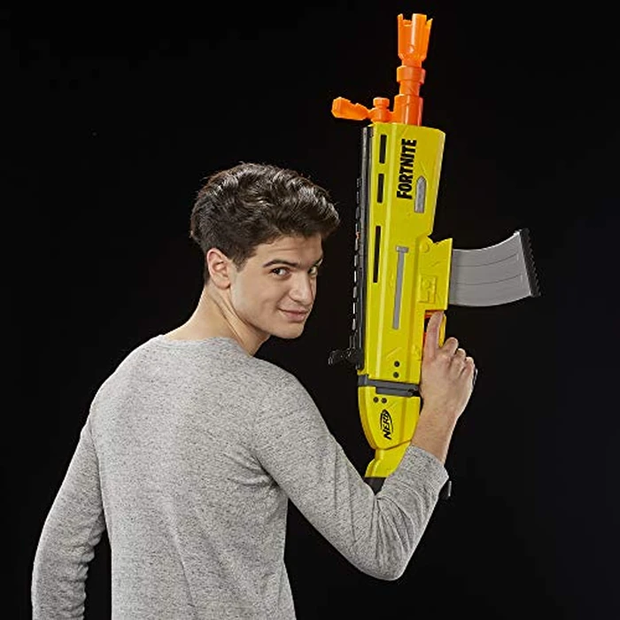 Fortnite AR-L Nerf Elite Dart Blaster - Motorized Toy Blaster, 20 Official Nerf Fortnite Elite Darts, Flip Up Sights - for Youth, Teens, Adults by Nerf - Image 7