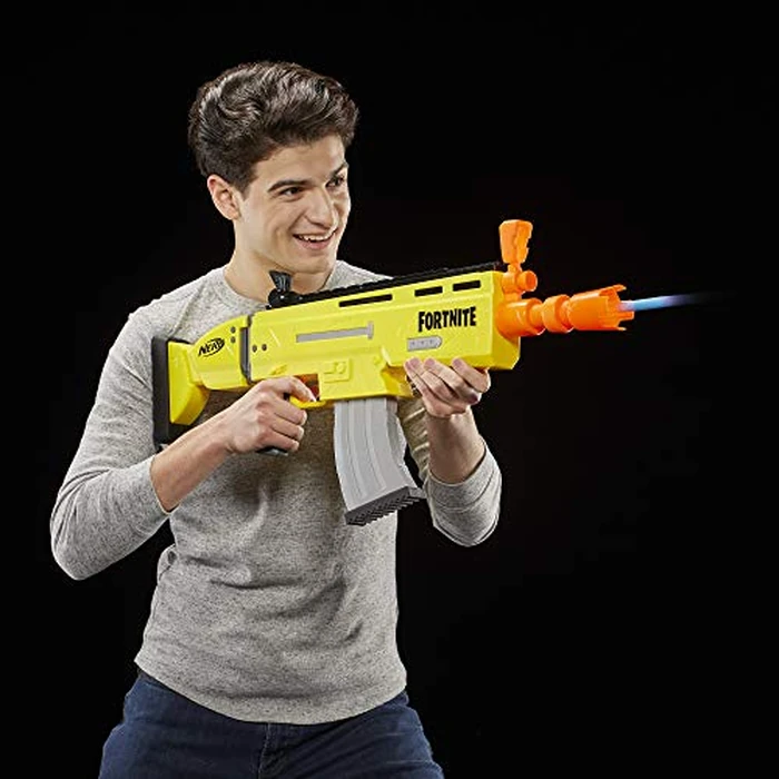 Fortnite AR-L Nerf Elite Dart Blaster - Motorized Toy Blaster, 20 Official Nerf Fortnite Elite Darts, Flip Up Sights - for Youth, Teens, Adults by Nerf - Image 8