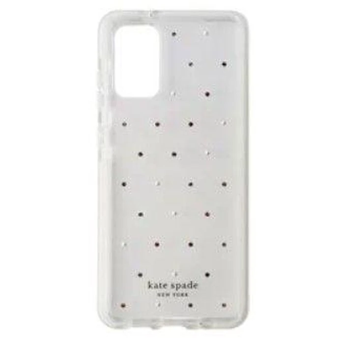 Kate Spade Defensive Hardshell Case for Samsung Galaxy S20+ - Pin Dot Gems & Pearls Clear by Kate Spade - Refurbished - Brand New condition - US$20.98